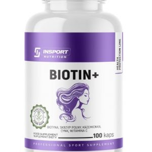 InSport Biotin+ 100 kapsułek